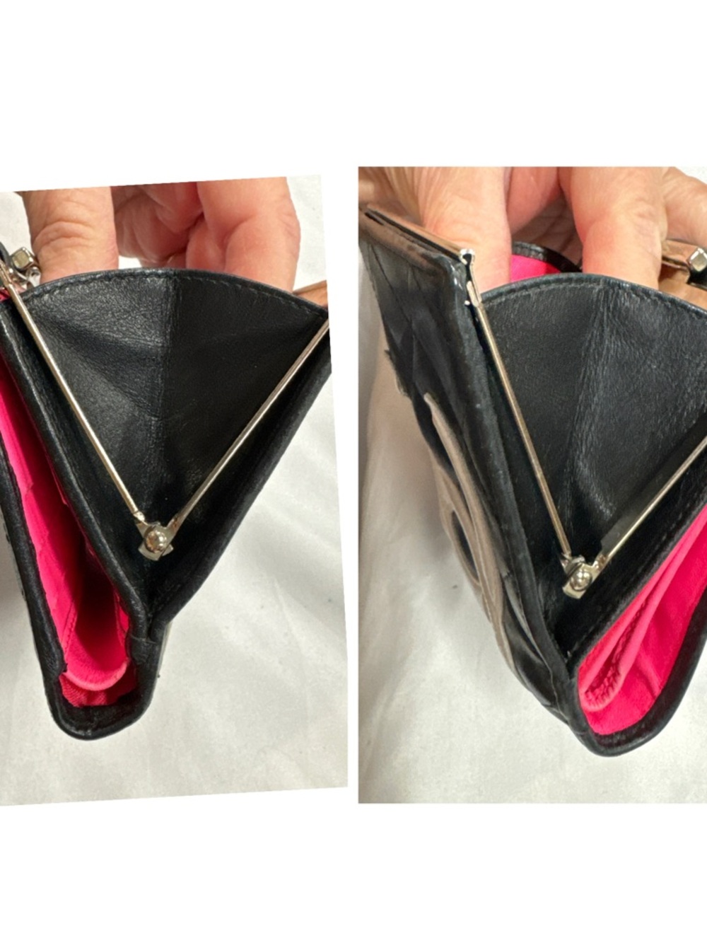CHANEL Black Camden Double Sided Leather Calf Skin Wallet Small - Picture 8 of 9
